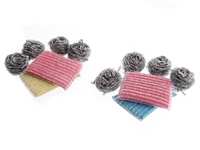 Drátěnka 4ks+ houbička 2ks