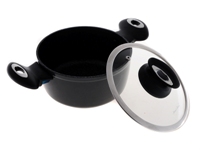 Mramorový hrnec s poklicí